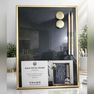 Gold Metal Frame Chalkboard - Brand New.